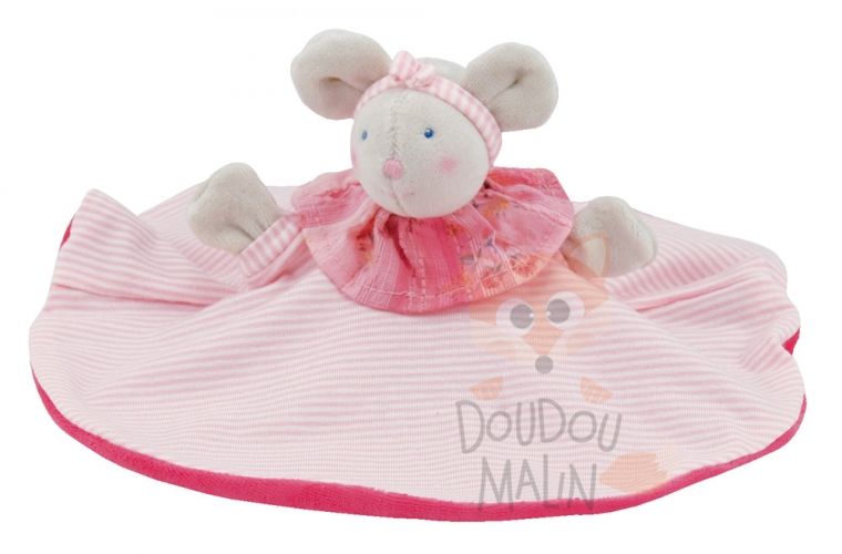  lila et patachon souris plat rond rose gris blanc 